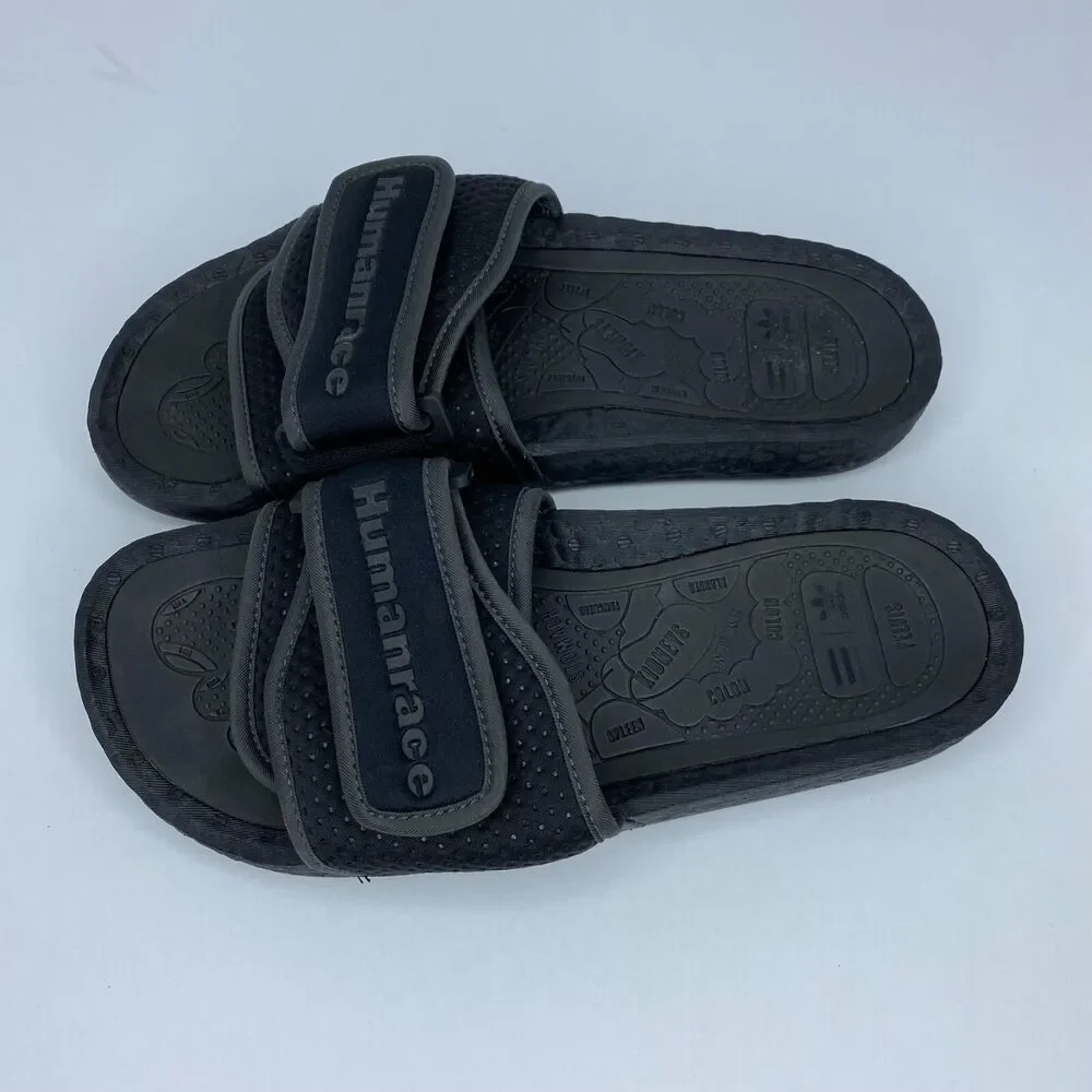 Y-3 Adidas X‎ Pharrell Williams Boost Sport Slide Sandal Men's Size 7 Black